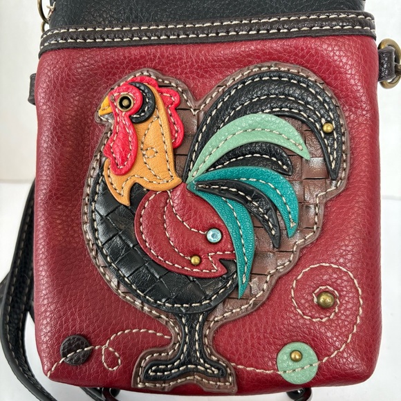 Chala Multicolor Rooster Crossbody Bag - Picture 2 of 7